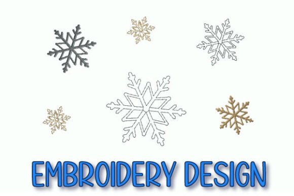 Review: 6 Snowflakes Embroidery Design for Gifts