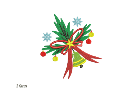 Review: Christmas Bow with Bell Embroidery for Boutique Sweatshirts