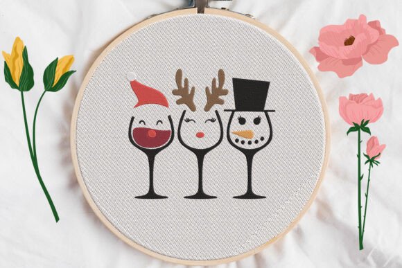 Review: Christmas Cup Embroidery for Holiday Sales