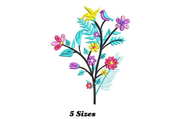 Review: Floral Branch Embroidery Design for Makers