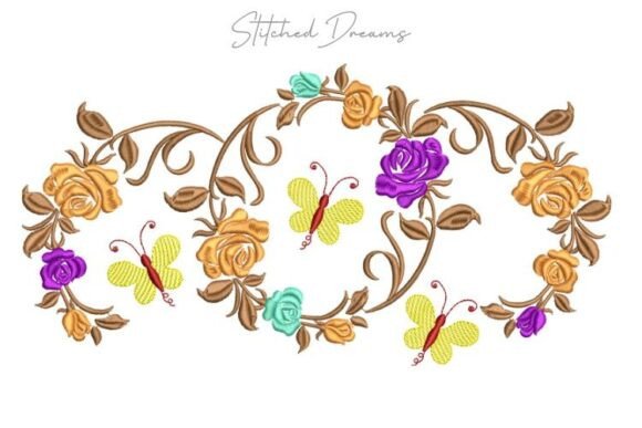 Review: Flowers and Butterflies Embroidery Design