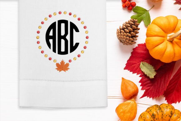Review: Leaf Round Monogram Frame Embroidery Design