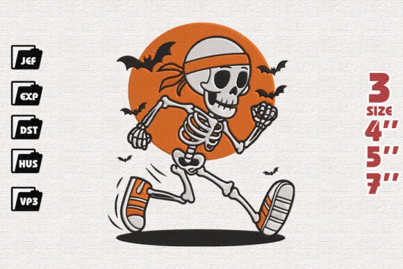 Review: Skeleton Halloween Embroidery for Makers