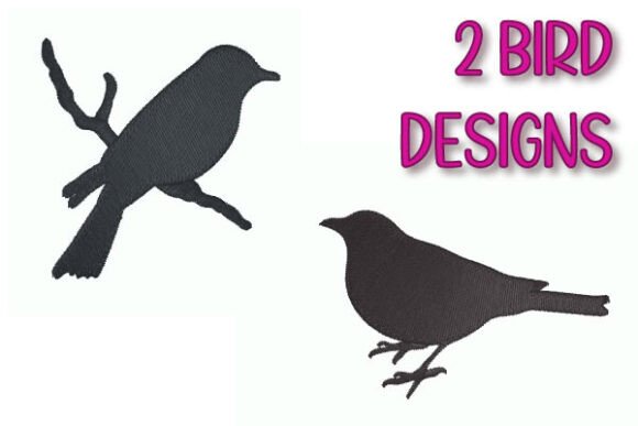 Review: Two Birds Silhouette Embroidery Design for Boutiques