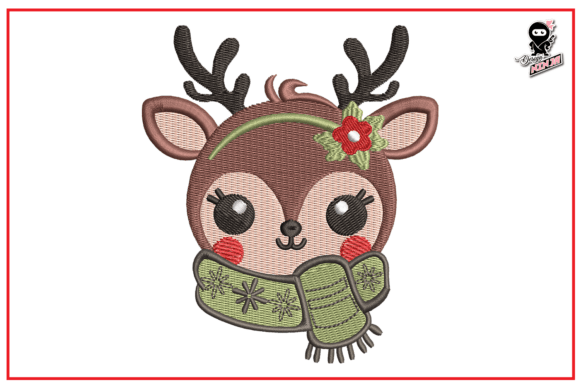 Review: Winter Baby Reindeer in Scarf Embroidery