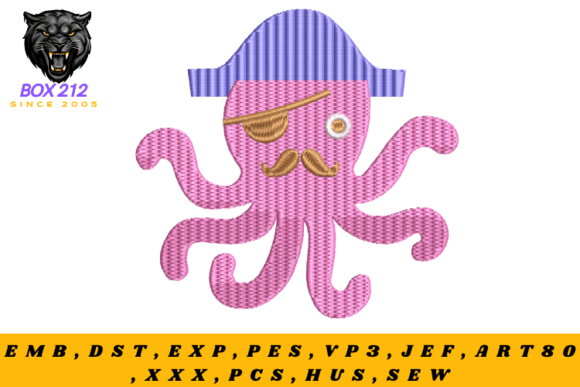 Reviewing A Whimsical Octopus Embroidery Design