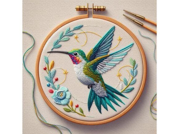 Reviewing Hummingbird Hoop Art for Sweatshirts