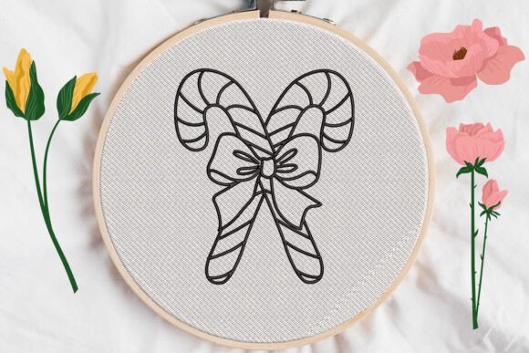 Reviewing the Christmas Bow Embroidery Design
