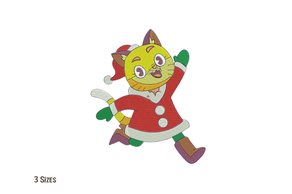 Reviewing the Christmas Cat Doll Embroidery Design
