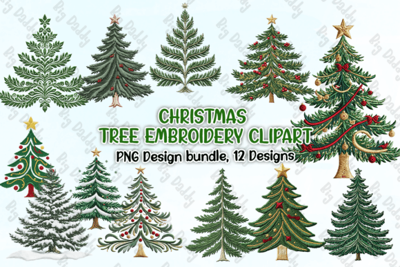 Reviewing the Christmas Tree Embroidery Clipart PNG