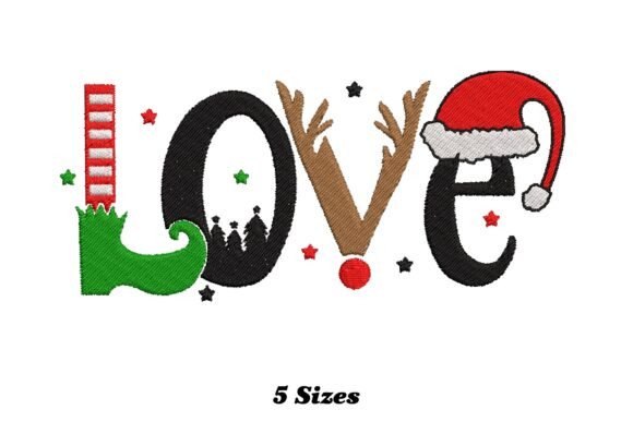 Reviewing the Love Christmas Embroidery Design for Etsy Shops