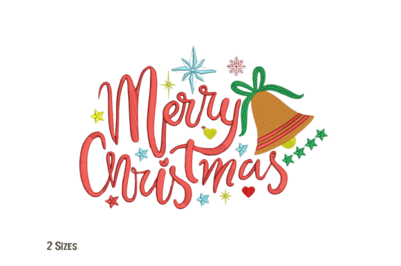 Reviewing the Merry Christmas Bell Embroidery Design